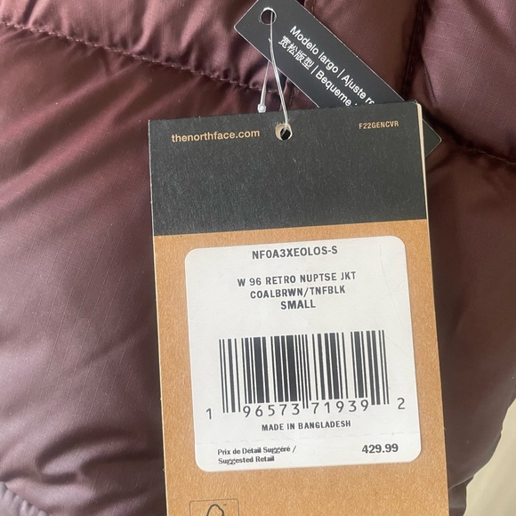 Women’s Puffer down jacket the north face nuptse 1996 small - Picture 2 of 5